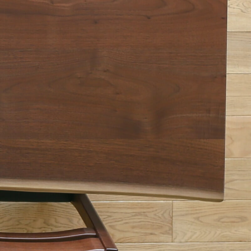 無垢板テーブル　ブラックウォルナット