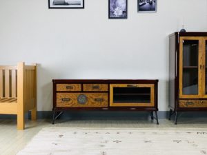 Nihonmatsu Traditional Furniture - KEYAKI Modern Style Side Board(TV stand) 120