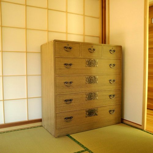 二本松伝統家具　33総桐たんす　四の三