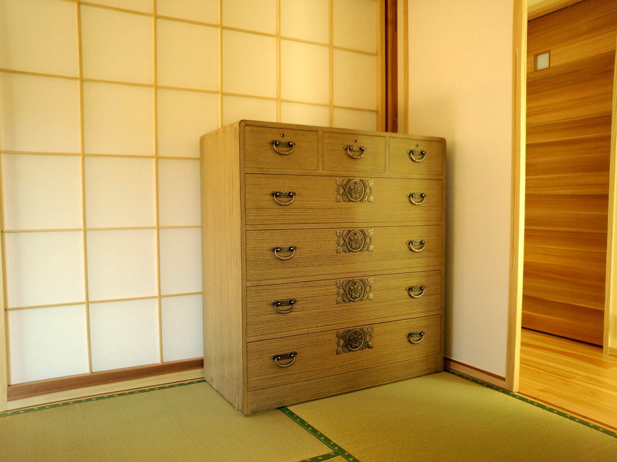 二本松伝統家具　33総桐たんす　四の三