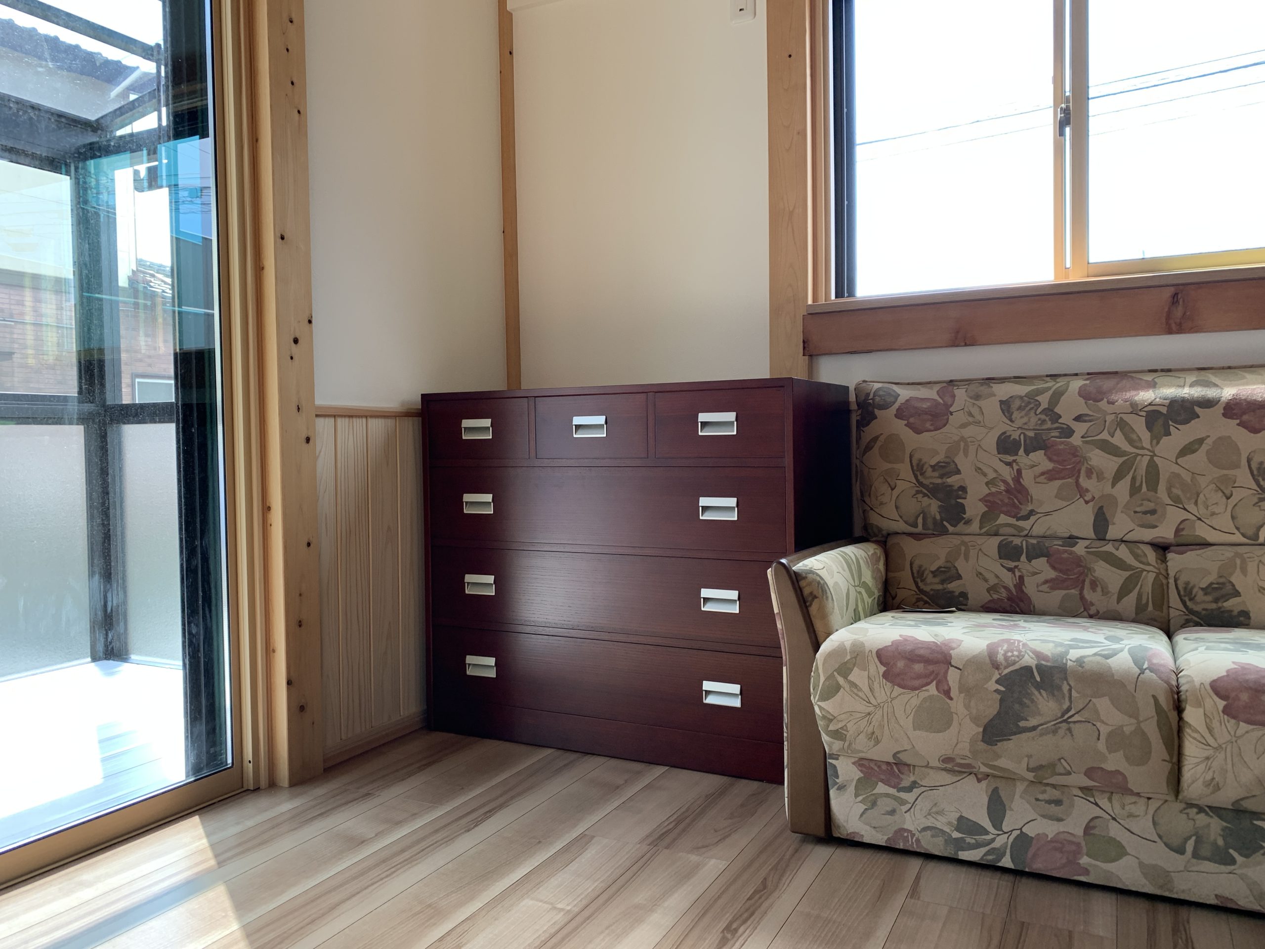 総桐チェスト　三の三　二本松伝統家具